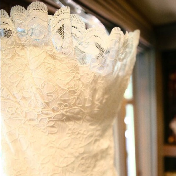 Romona Keveza Lace Wedding Dress - Picture 4 of 6